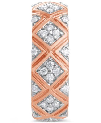 Diamond Argyle Inspired Cluster Band (3/8 ct. t.w.) in 10k Rose Gold