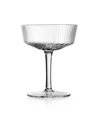 Sullivan Street Fluted Coupe Glasses, Set of 4