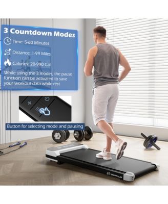 2.5HP Under Desk Treadmill for Home and Office Remote Control LED Display