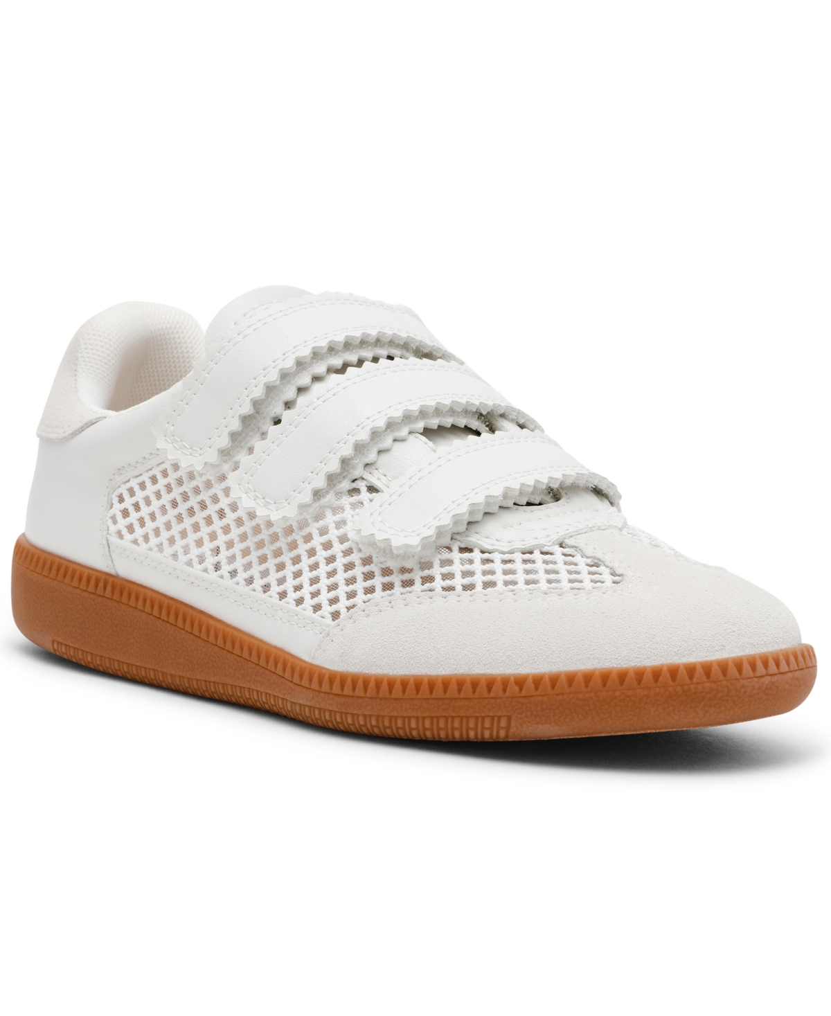 Steve Madden Women's Momentum-m Mesh Sneakers In White Mesh