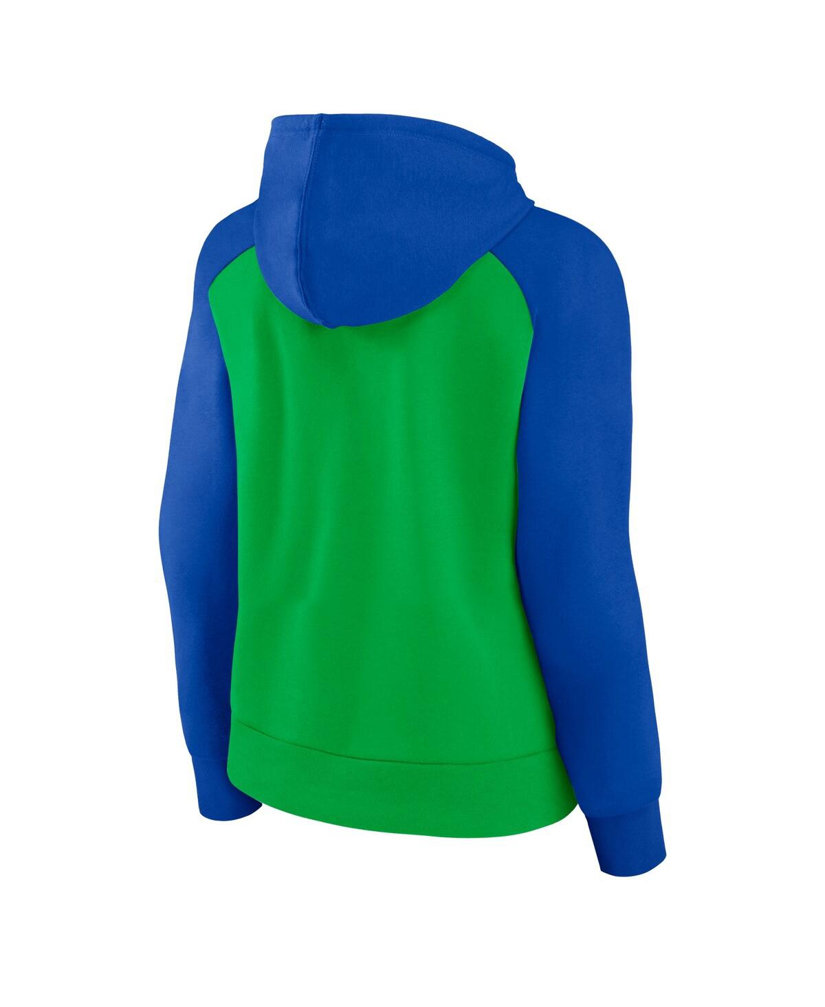 Fanatics Women's Rave Green Seattle Sounders Fc Instep Pullover Hoodie In Rave Green