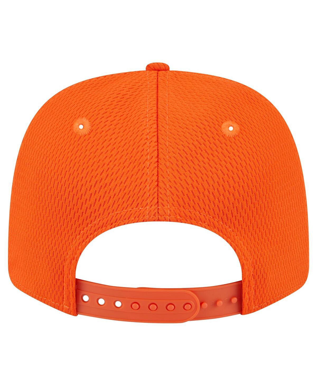 NEW ERA MEN'S ORANGE DENVER BRONCOS ADVENTURE PATCHED 9SEVENTY STRETCH-SNAP ADJUSTABLE HAT 