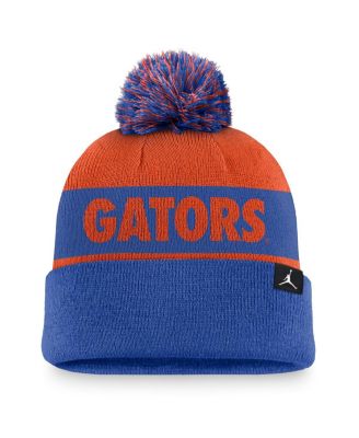 Men's Orange/Royal Florida Gators Primetime Peak Cuffed Knit Hat with Pom