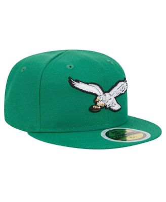 Big Boys and Girls Kelly Green Philadelphia Eagles Main 59FIFTY Fitted Hat