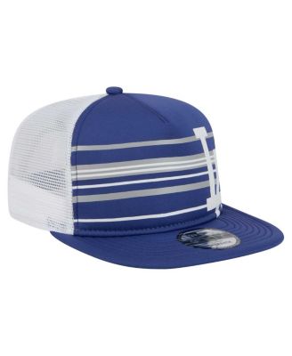 Men's Royal Los Angeles Dodgers 9FIFTY A-Frame Trucker Snapback Hat