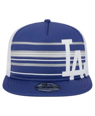 Men's Royal Los Angeles Dodgers 9FIFTY A-Frame Trucker Snapback Hat