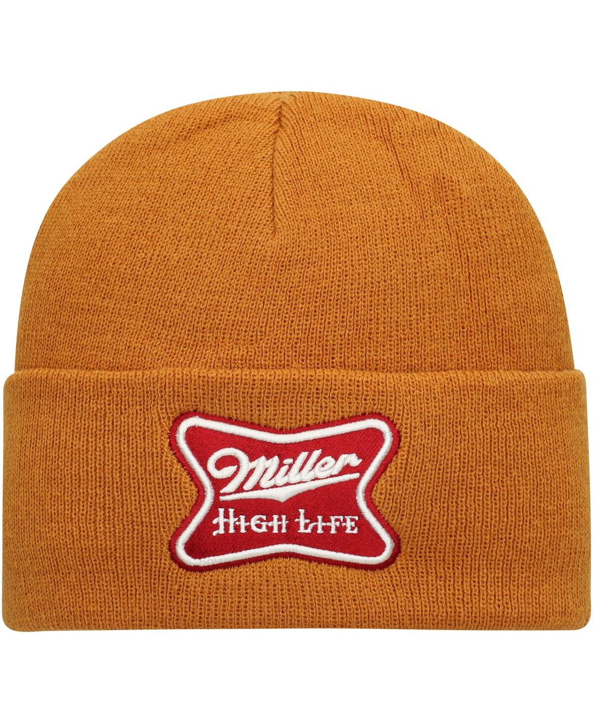 AMERICAN NEEDLE MEN'S BROWN MILLER HIGH LIFE CUFFED KNIT HAT 