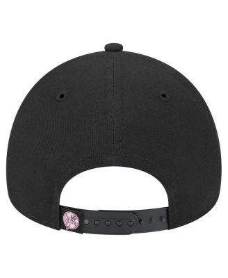 Men's Black New York Yankees 9FORTY A-Frame Adjustable Hat