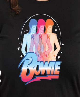 Plus Size David Bowie Graphic Pullover T-shirt