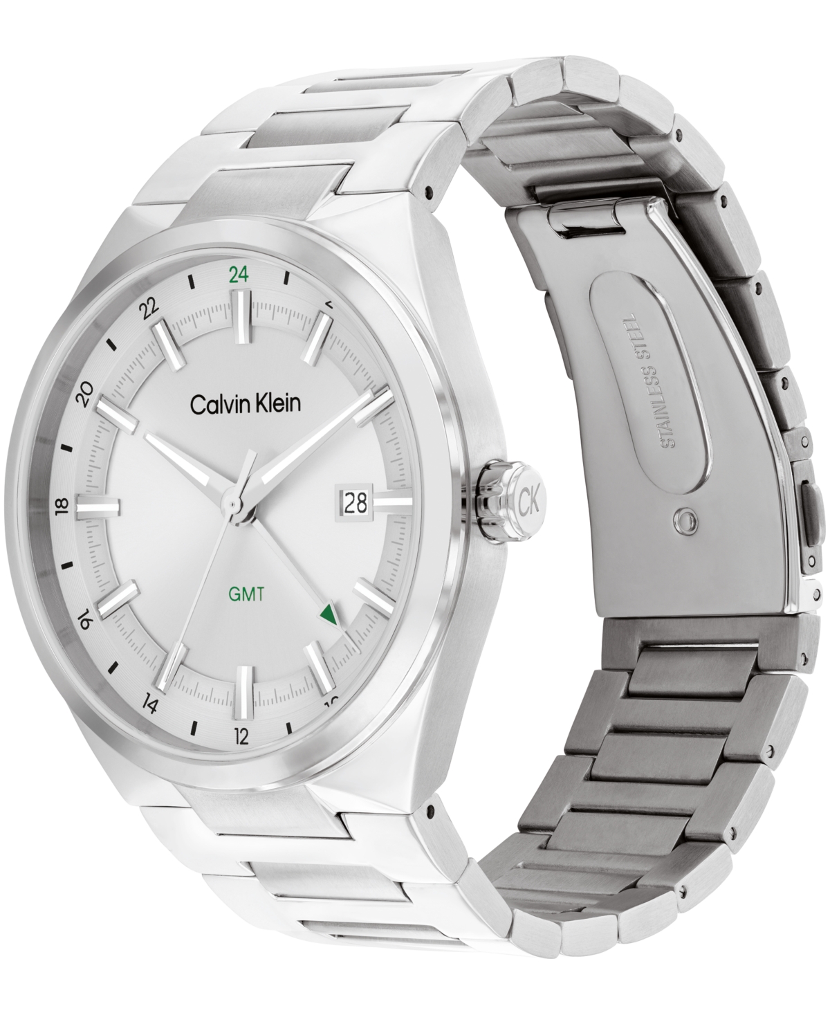 Calvin Klein Men's Architectural Multifunction Watch In Silver