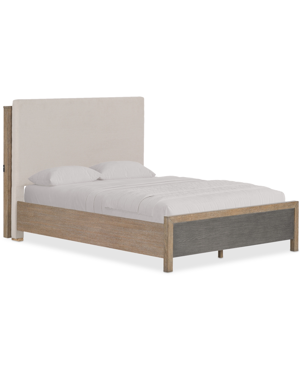 Macy's Portmore California King Upholstered Bed, Created For  In Brown