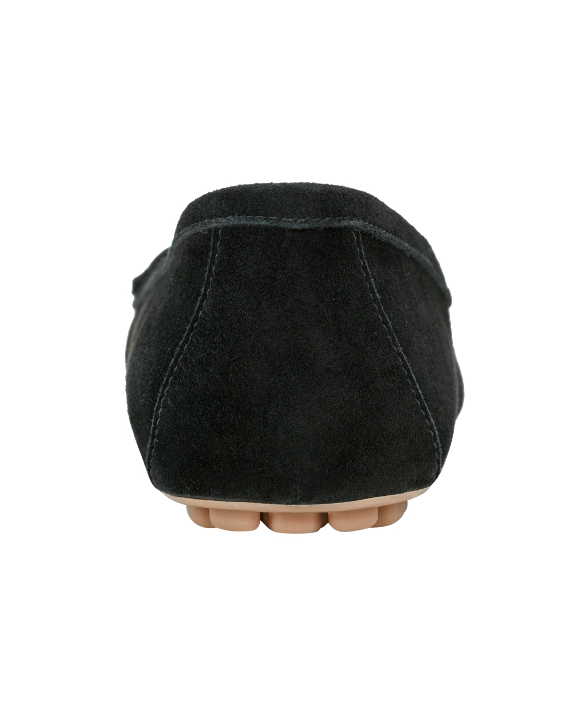 Marc Fisher Ltd Suede Moccasin Tassel Loafers In Black Suede