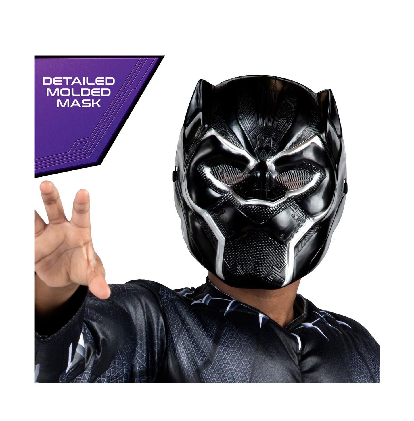 Jazwares Big Boys and Girls Black Panther Qualux Costume — фото 3