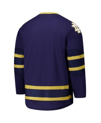 Men's Navy Notre Dame Fighting Irish Replica Hockey Jersey