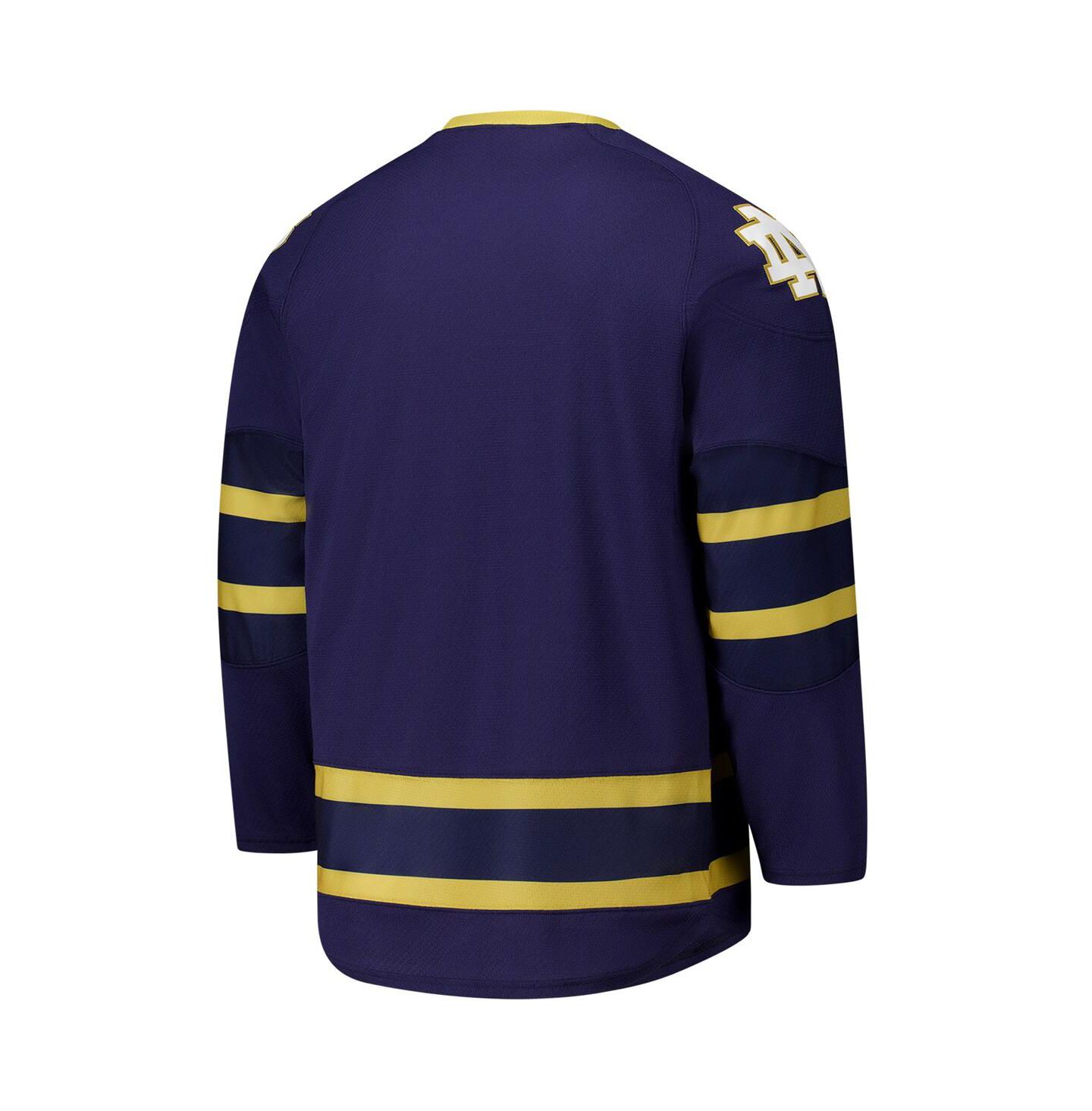 Мужской топ Under Armour Navy Notre Dame Fighting Irish Replica Hockey Jersey — фото 2