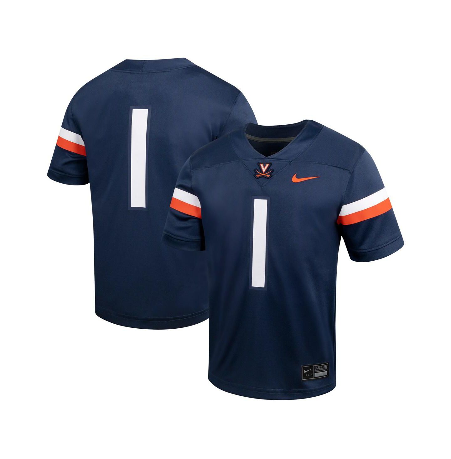 Детский топ Nike 1 Navy Virginia Cavaliers Untouchable Football Jersey — фото 1