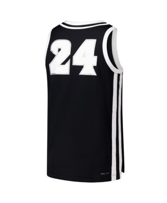 Men's 24 Black Providence Friars Replica Basketball Jersey