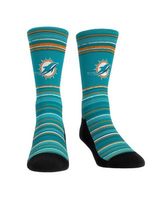 Men's Miami Dolphins Primary Crew Socks Boxer Briefs Combo Pack