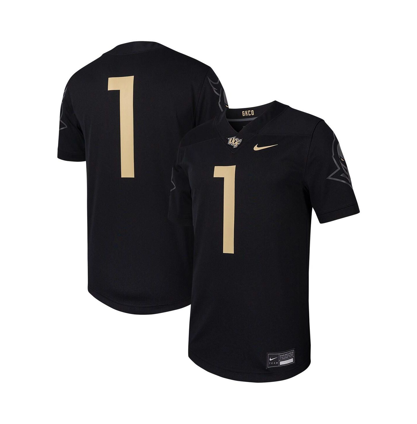 Мужской топ Nike 1 Black UCF Knights Untouchable Replica Football Jersey — фото 1
