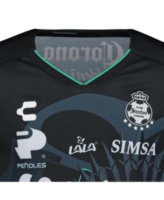 Men's Black Santos Laguna 2024/25 Third Authentic Jersey