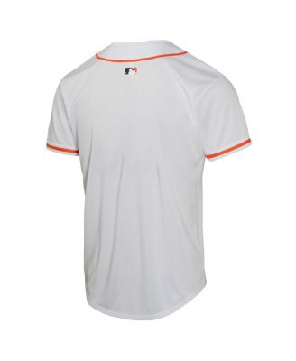 Big Boys and Girls White Houston Astros Home Game Jersey