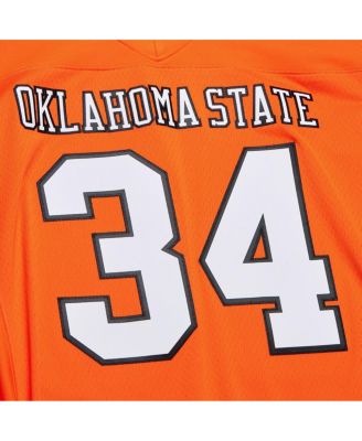 Men's Thurman Thomas Orange Oklahoma State Cowboys 1987 Replica Jersey