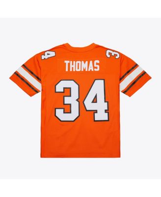 Men's Thurman Thomas Orange Oklahoma State Cowboys 1987 Replica Jersey