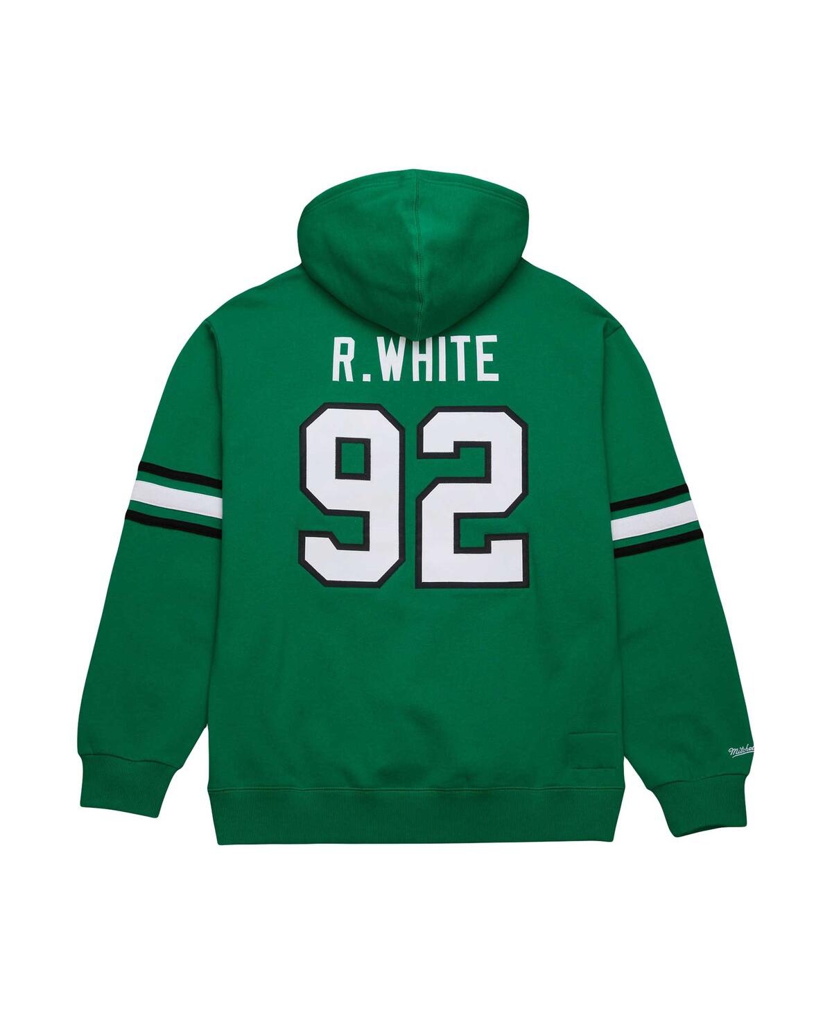Mitchell & Ness Men's Reggie White Kelly Green Philadelphia Eagles Retired Player Name Number Pullover Hoodie In Kelly Green