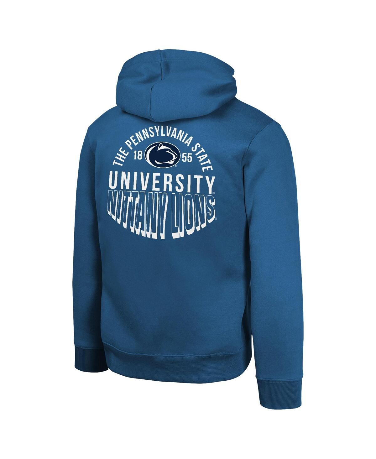 Outerstuff Big Boys And Girls Navy Penn State Nittany Lions Team Banner Fleece Pullover Hoodie In Navy