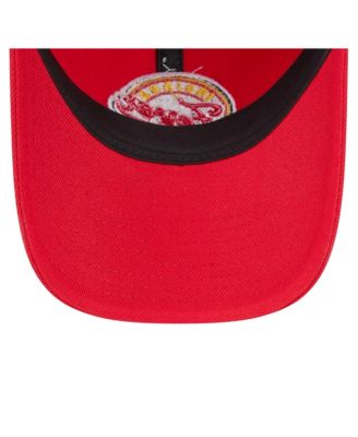Men's Caitlin Clark Red Indiana Fever Name Number Sidepatch 9TWENTY Adjustable Hat