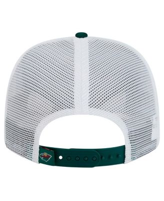 Men's Green Minnesota Wild Core Trucker 9SEVENTY Stretch-Snap Hat
