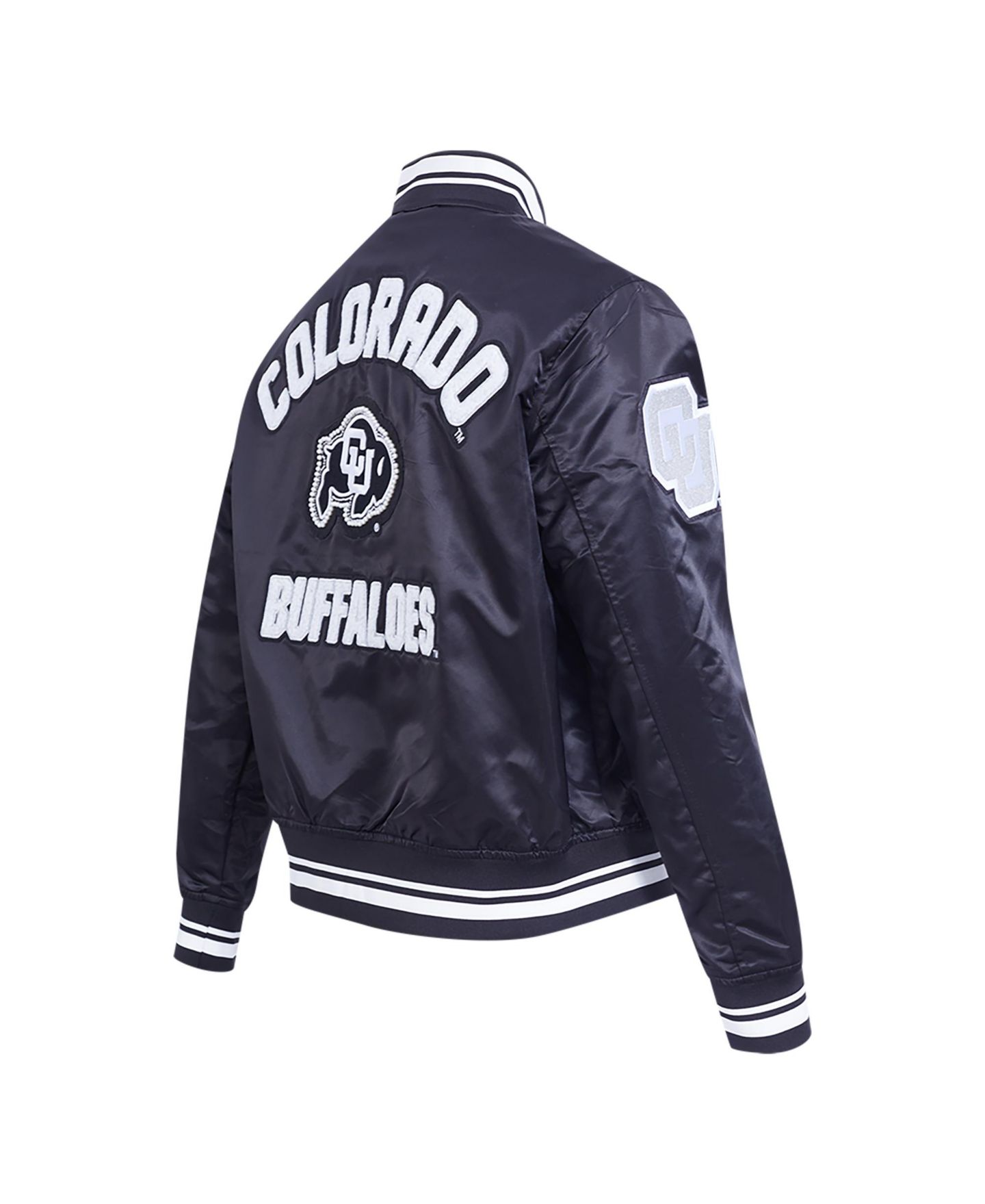 Женская куртка Pro Standard Black Colorado Buffaloes Satin Cultivated Pearl Full-Snap — фото 4