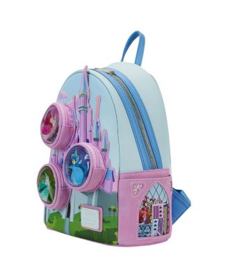 Loungefly Sleeping Beauty Stained Glass Castle Mini Backpack  display picture 1