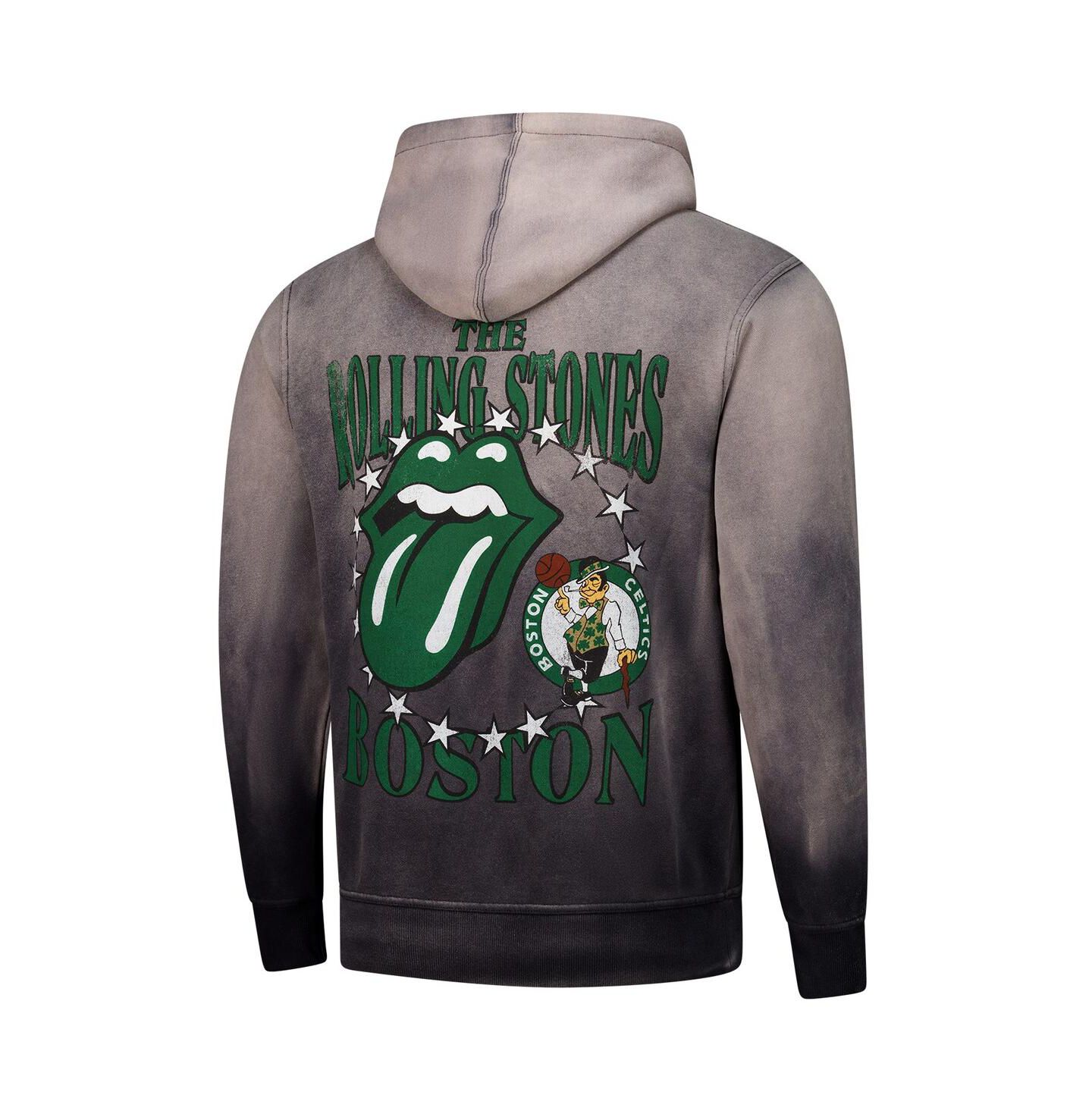 Худи Sportiqe Gray Rolling Stones x Boston Celtics Collab Pullover — фото 3