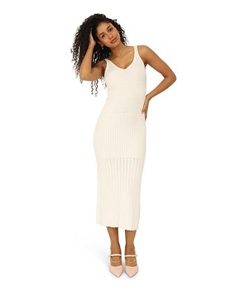 white sweater dress macys Women's Seasonal Dresses Womens INC International Concepts Crystal Embellished Cotton Sweater Dress Women's White Sweater Dress Outfits
