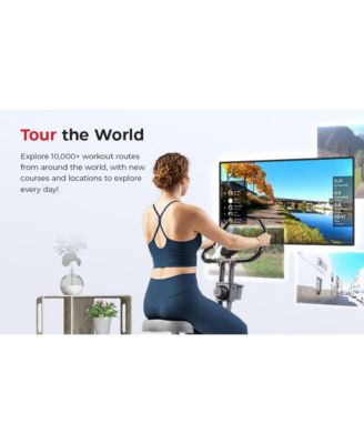 Indoor Magnetic Smart Recumbent Exercise Bike with Free SunnyFit  App via Bluetooth