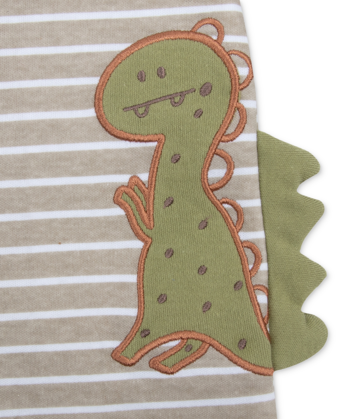 Baby Essentials Baby Boy 2-pc. Dinosaur Rompers Set In Green
