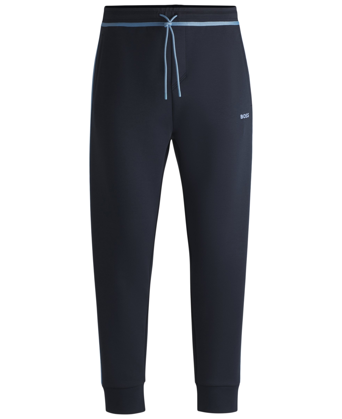 Hugo Boss Boss By  Men's Tape Logo Tracksuit Bottoms In Dark Blue