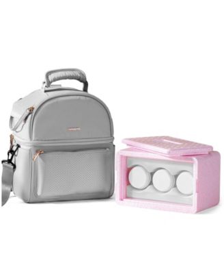 Breastmilk Cooler Bag with Detachable Insulation Box Set