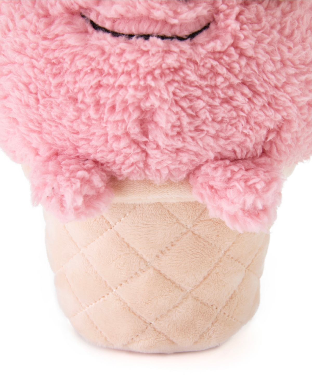 Geoffrey's Toy Box Dessert Ice Cream Cone Plush Toy In Pink,brown