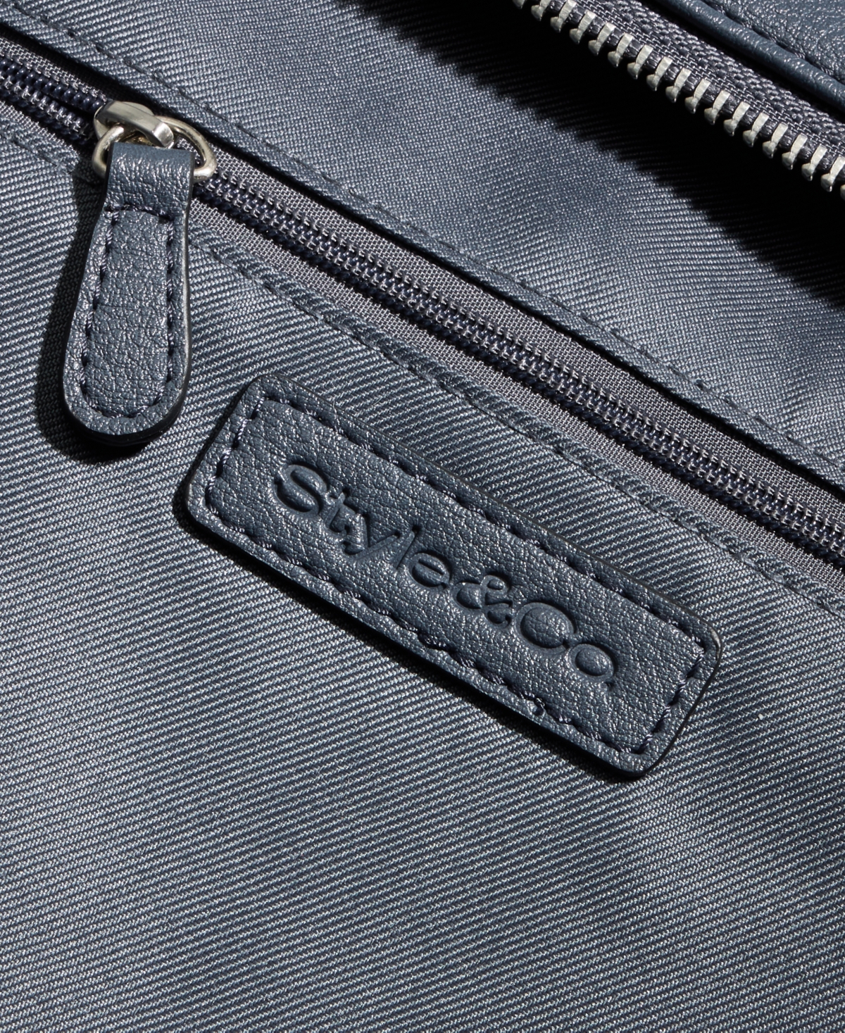 Style & Co Hudsonn Medium Crossbody, Exclusively At Macy's In Navy