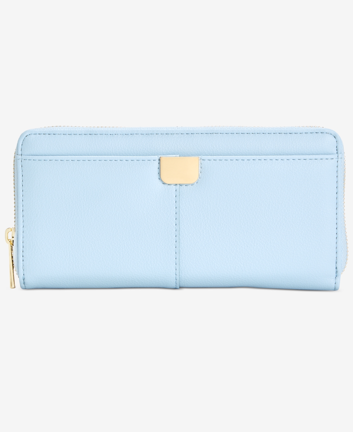On 34th Angii Zip Around Solid Wallet, Created For Macy's In Skyway