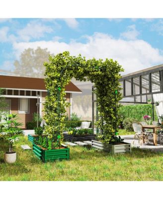 8 FT Tall Tomato Cage, Metal Garden Trellis for Climbing Plants