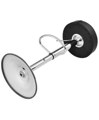 Set of 2 Adjustable Round Leather Seat Hydraulic Swivel Bar Stool