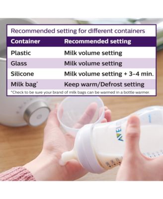 Fast Baby Bottle Warmer with Smart Temperature Control and Automatic Shut-Off