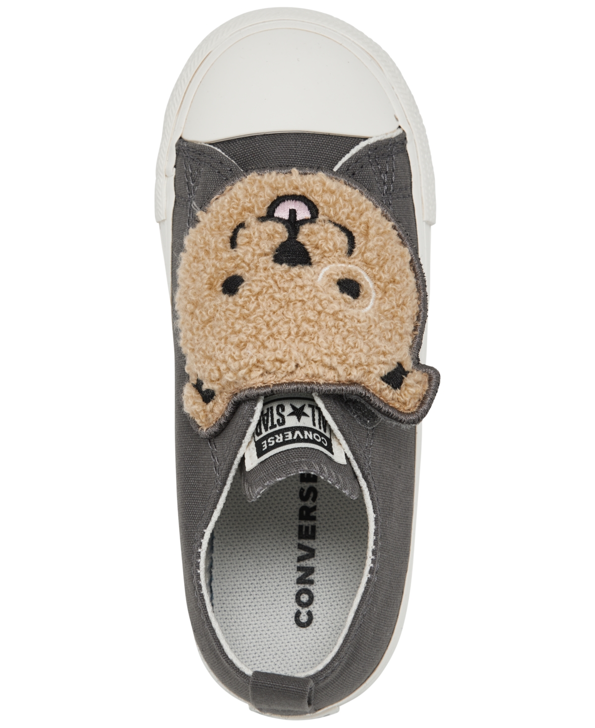 Converse Toddler Kids Chuck Taylor All Star One Strap Sherpa Bear Easy-On Casual Sneakers from Finish Line