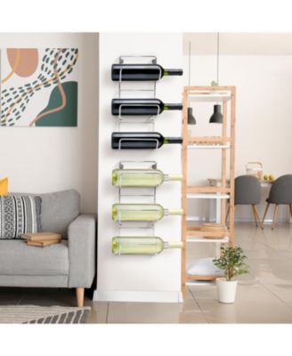 Set of 4 Wall-Mount Towel Rack - Great for Organizing Rolled Bath Towels, Washcloths, Linens (Holds 12