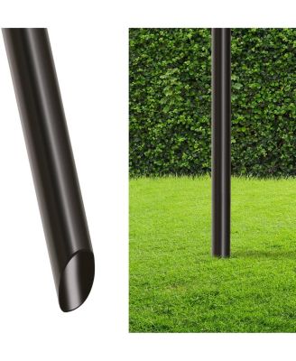 4 Pack 5ft Outdoor Metal Patio Torches - Includes Fiberglass Wick and Snuffer Cap