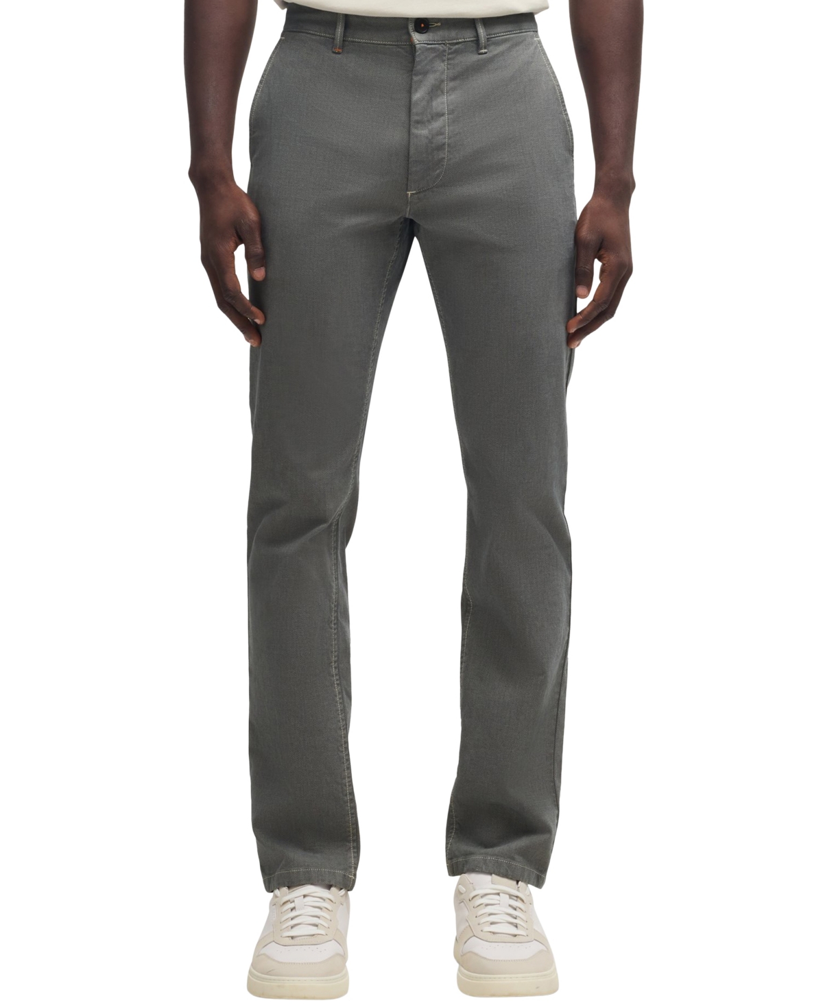 Hugo Boss Boss By  Men's Slim-fit Comfort-stretch Chinos In Open Beige