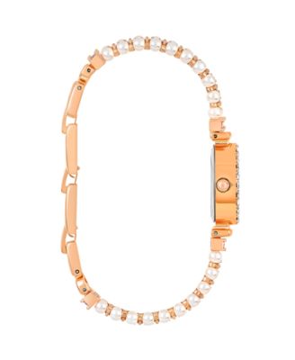 Women's 18K Fine Rosegold Plated Analog Watch